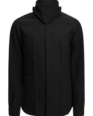 Rick Owens Tower Lightweight Jacket - Black