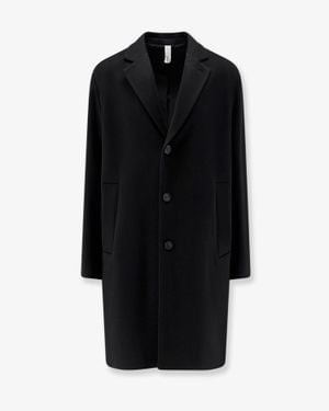 Hevò Cassano Virgin Wool Coat - Black