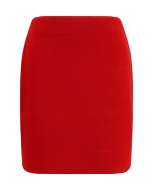 Fabiana Filippi Wool Skirt Rosso - Red