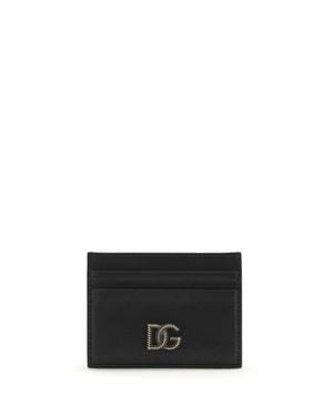 Dolce & Gabbana Leather Card Holder - Black