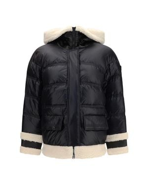 Peuterey Kunto Bg Faux Fur Puffer Jacket - Black