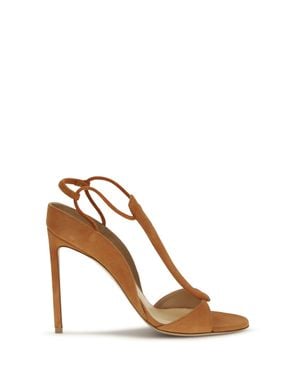 Francesco Russo Sandals Suede - White