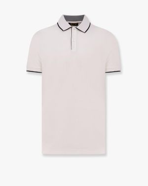 Loro Piana Brentwood Cotton Polo Shirt - White