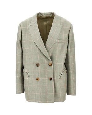 BLAZE 'Nightbreak' Oversized Double-Breasted Jacket - Green