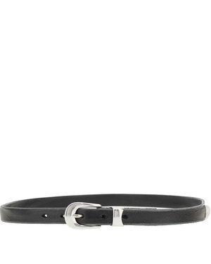 Our Legacy Leather Belt - Black