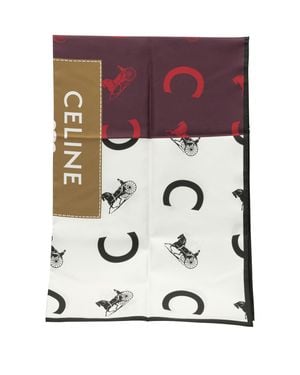 Celine Silk Scarves - White