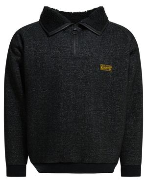 Kapital Alpine Half-Zip Sweatshirt - Black