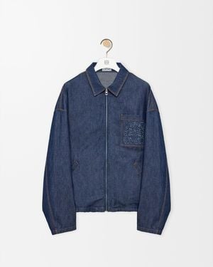 Loewe Zippered Denim Jacket - Blue