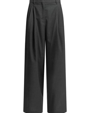 Max Mara Tailored Wool Trousers - Grey
