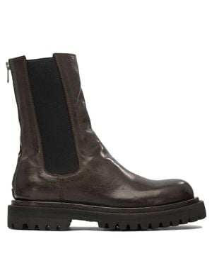 Officine Creative Rubber Ankle Boots - Black
