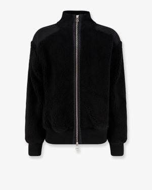 Oamc Peacemaker Fleece Synthetic Fur Bomber - Black