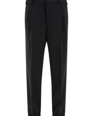 Prada Wool Trousers - Black