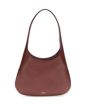 KHAITE Hobo Shoulder Bag Joan Calfskin - Brown