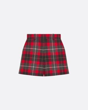 Dior Wool Shorts - Red
