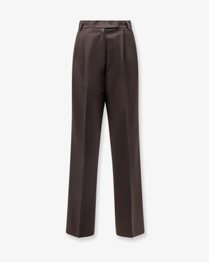 Frankie Shop Bea Suit Tailored Trousers Dark Expresso - Brown