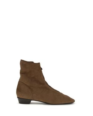 Herbert Levine Ankle Boots Easy Does It Suede - Brown