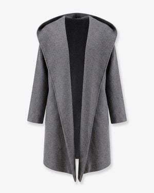 TOTEME Wool Hoodie Coat - Grey