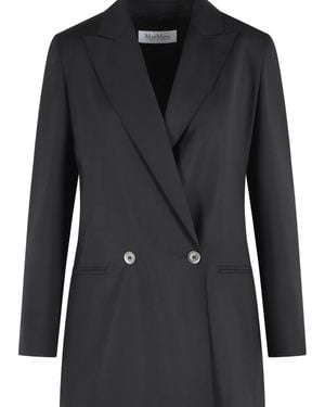 Max Mara 'Bikini' Virgin Wool Blazer - Black