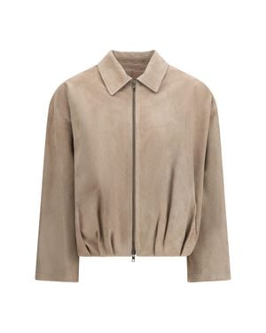 Salvatore Santoro Jacket Suede - Natural