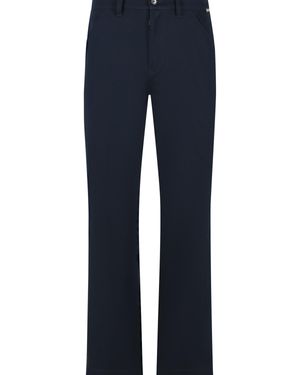 Burberry 'Arthur' Cotton Trousers - Blue