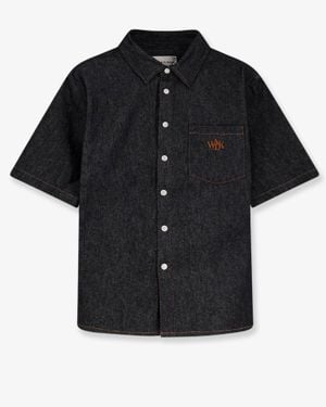Walk In Paris Denim Shirt - Black