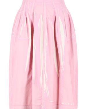 Marni Cotton Skirt - Pink