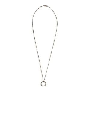 Maison Margiela Brass Necklace - White