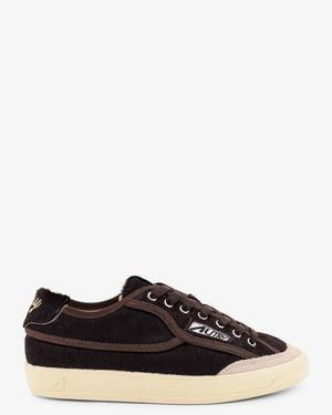 Autry Windscape Low Pony Hair Trainers - Black