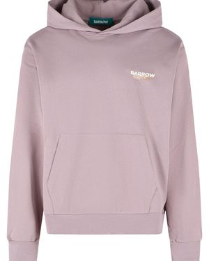 Barrow Smoke Cotton Sweatshirt - Pink