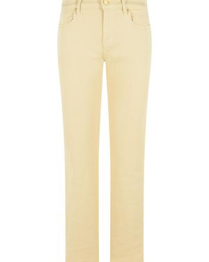 7 For All Mankind Calie Jeans Cream - Natural