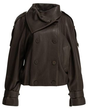 Acne Studios Lamb Leather Jacket - Black