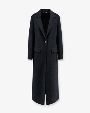Hevò Lamiedolimpia Wool Coat - Black