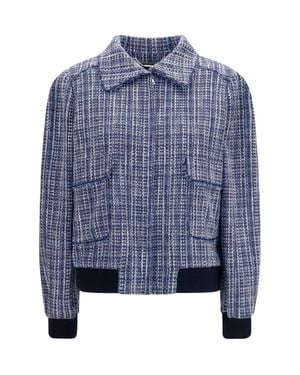 Kiton Tweed Jacket - Blue