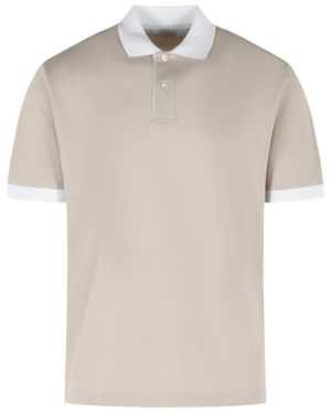 Eleventy Cotton Polo Shirt - Natural