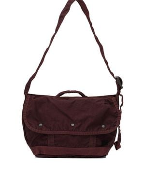 PORTER-YOSHIDA & CO Porter-Yoshida & Co Crag Messenger Large Shoulder Bag Bordeaux - Purple