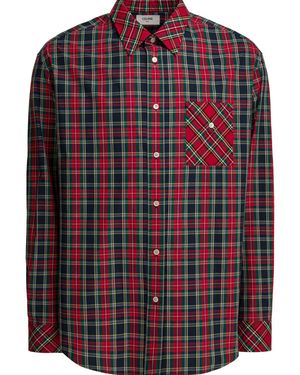 Celine Cotton Shirt Rc0Bh1546.Gdo1 - Red