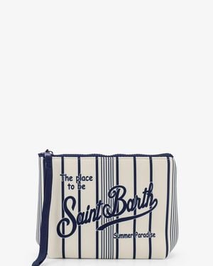 MC2 Saint Barth Aline Scuba Clutch - Blue