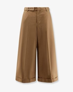 Celine Dock Cotton Trousers - Natural