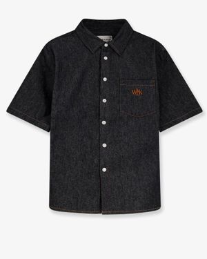 Walk In Paris Denim Shirt - Black