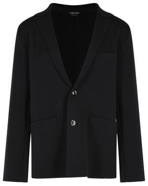 Tom Ford Wool Blazer - Black