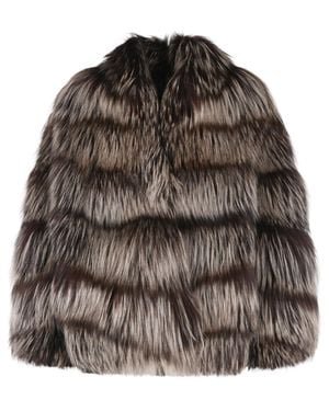 Simonetta Ravizza Banny' Fox Fur Fox Iris' Jacket - Brown
