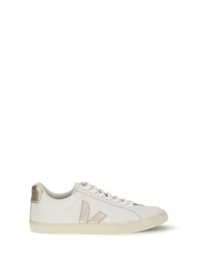 Veja Esplar Logo Leather Sneakers Extra - White