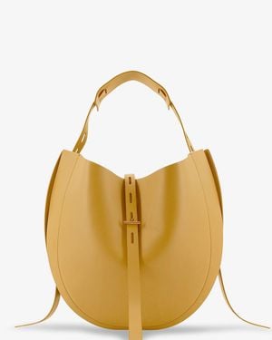 MINOBOSSI Leather Crossbody Bag - Metallic