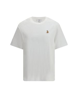 Maison Kitsuné Cotton T-Shirt Dreaming Fox - White