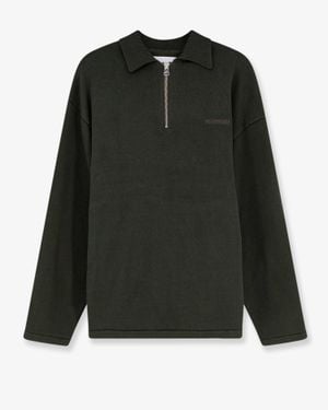 Oamc Peacemaker Cotton Polo Shirt - Green
