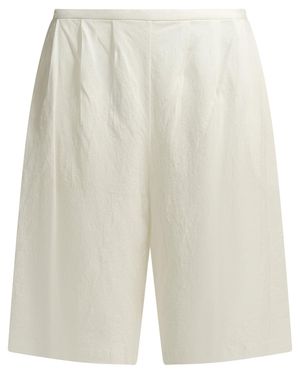KHAITE Poppy Formal Shorts - White