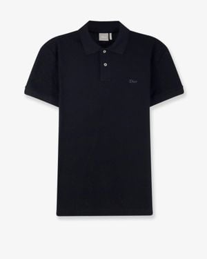 Dior Cotton Polo Shirt Nero - Black