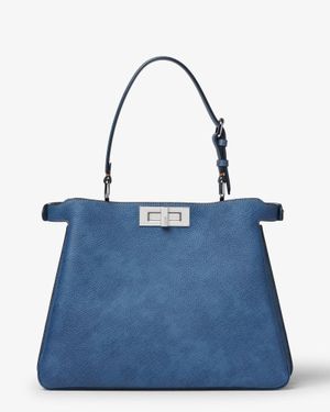 Fendi "Peekaboo" Shoulder Bag - Blue