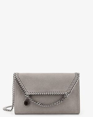 Stella McCartney Falabella Wallet Shaggy Deer - Gray