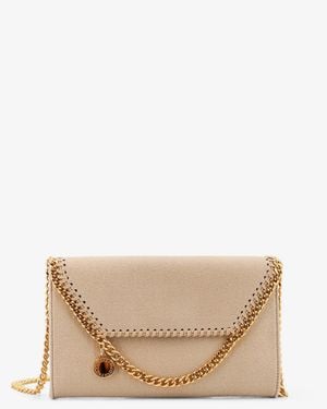 Stella McCartney Falabella Wallet Shaggy Deer - Natural